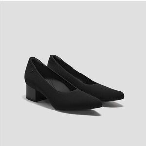 Elegant Black Women's Block Heel Shoes
